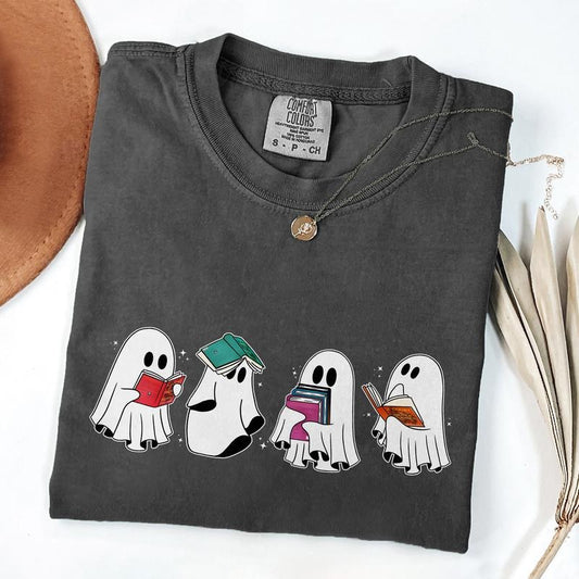 Ghost Acotar Book Shirt, Ghost Book Shirt, Acotar Ghost T-Shirt, SJM Halloween Shirt, Ghost Reading Book Tshirt, Bookish Ghost Sweatshirt, Ghost Sweatshirt, Sjm Merch