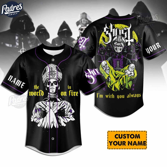 Ghost Band Custom Baseball Jersey - Padres Jersey Oasis: Elevate Your Baseball Style Game T-Shirts, Hoodie,... (Image 1)