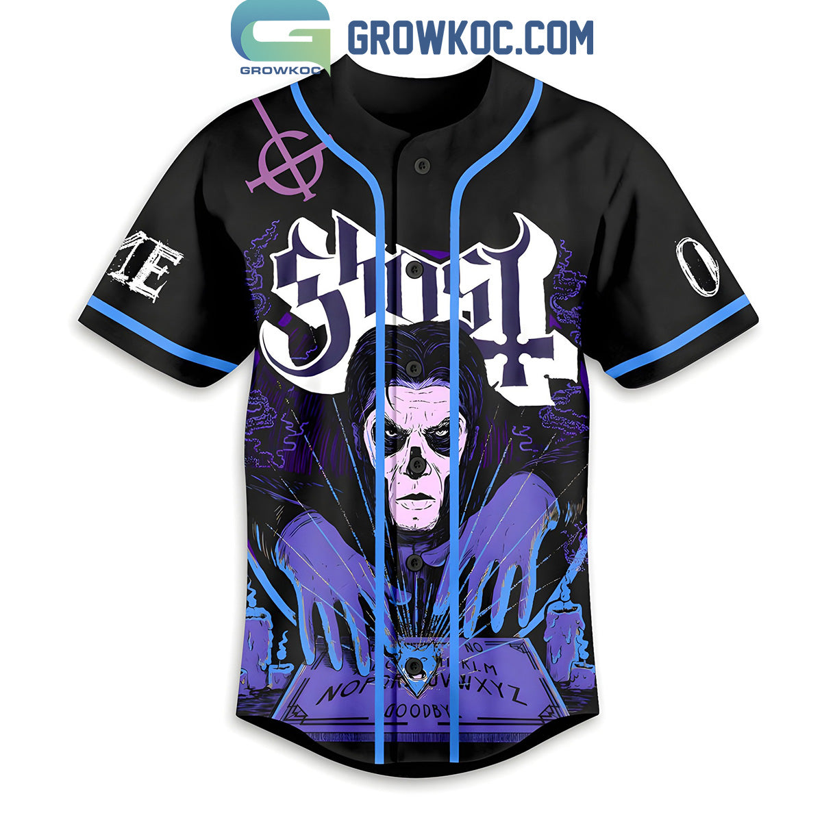 Ghost Say A Prayer To Your God Personalized Baseball Jersey