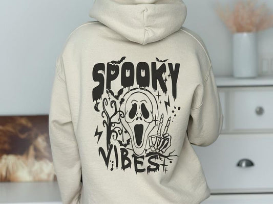 Ghostface Hoodie with Full Back Graphic
