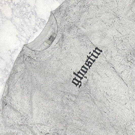 Ghostin - Color Blast Comfort Colors Embroidered Tee (Tonal) Top Womenswear