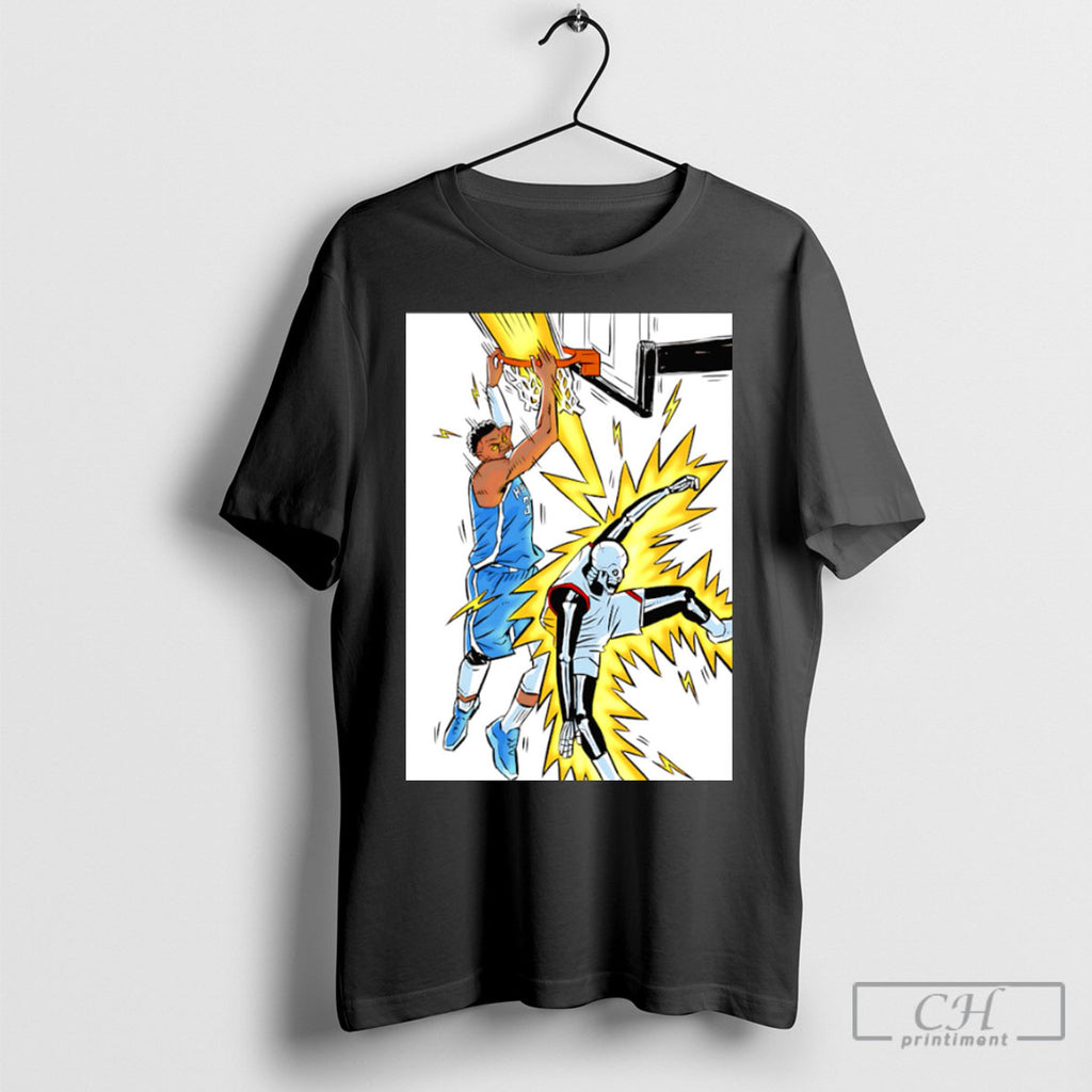 Giannis Antetokounmpo Dunk Demi God T Shirts