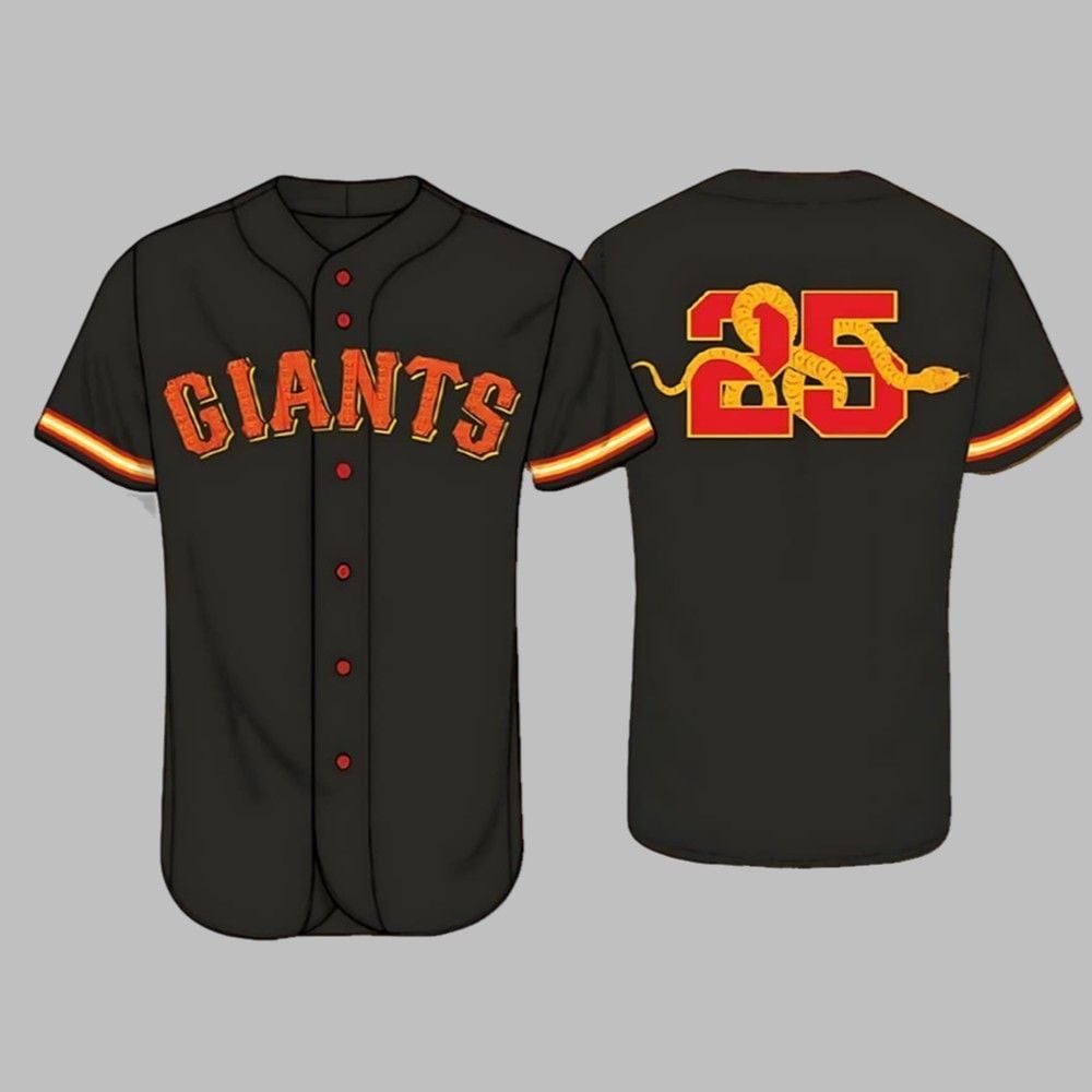 Giants Chinese Heritage Night Year Of The Snake Jersey 2025 Giveaway - Grishko.com T-Shirts, Hoodie, Sweatshirt (Image 1)