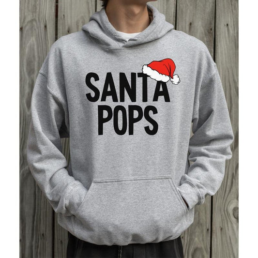 Gift For Papa Santa Funny Tee. New papa Gift, Unisex Long Sleeve Pullover Shirt