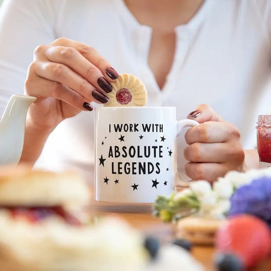 Gifts for Colleagues  I Work with Absolute Legends Mug  Funny Work Gifts  Funny Work Colleague Gifts  Gifts for Work Colleagues
