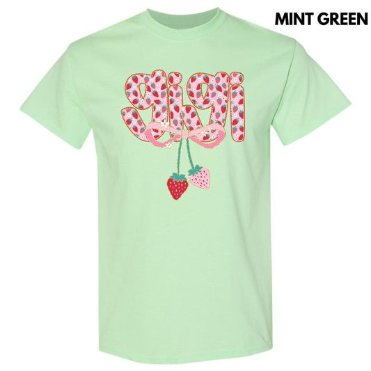 Gigi Strawberry Coquette Gildan Short Sleeve T-Shirt 'NLB'