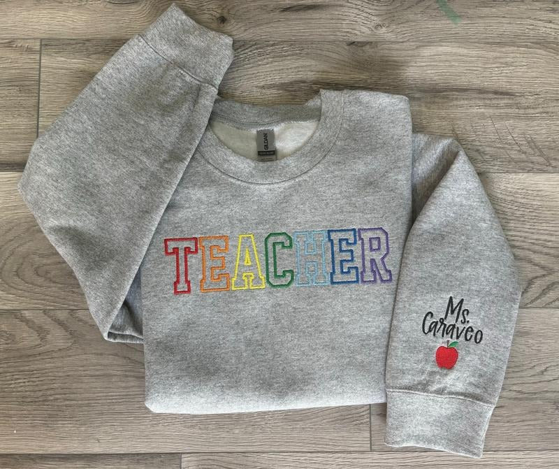 Gildan Teacher Crewneck