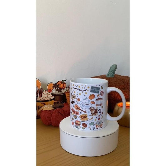 Gilmore Girl Mug and Luke's Punch Needle Coaster, Gilmore Girl Merch, Gilmore Girl Tumbler, Gilmore Girl Cup, Custom Mug, Cup Wrap