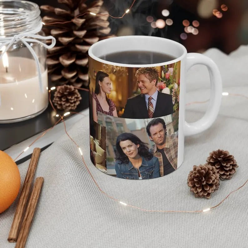 Gilmore Girls Collage Mug Rory and Lorelai Inspired Gift Perfect Gilmore Merch Present