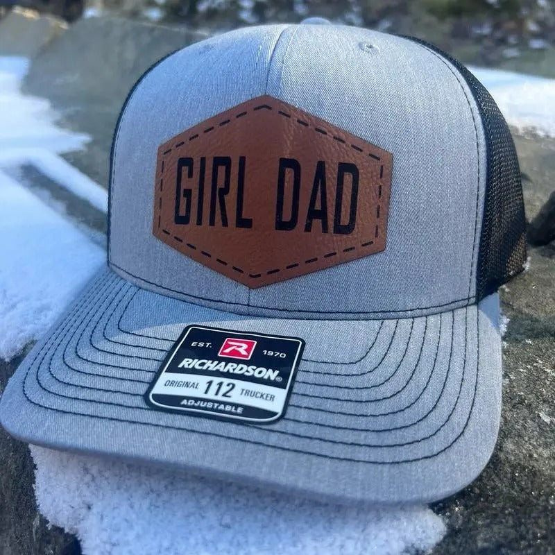 Girl Dad Leather Patch Richardson 112 Hat