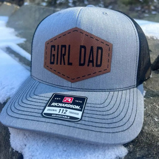 Girl Dad Leather Patch Richardson 112 Hat