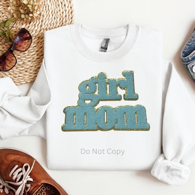Girl Mom Chenille Patch ONLY T-Shirts, Hoodie, Sweatshirt | WearSparks.com
