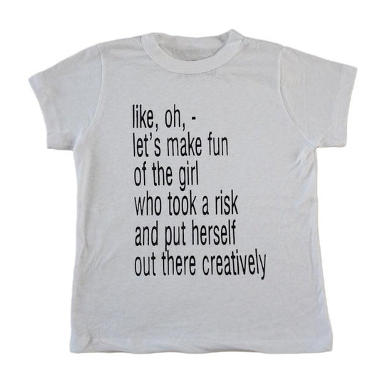 Girls Being Creative Baby Tee Y2K Graphic Tees