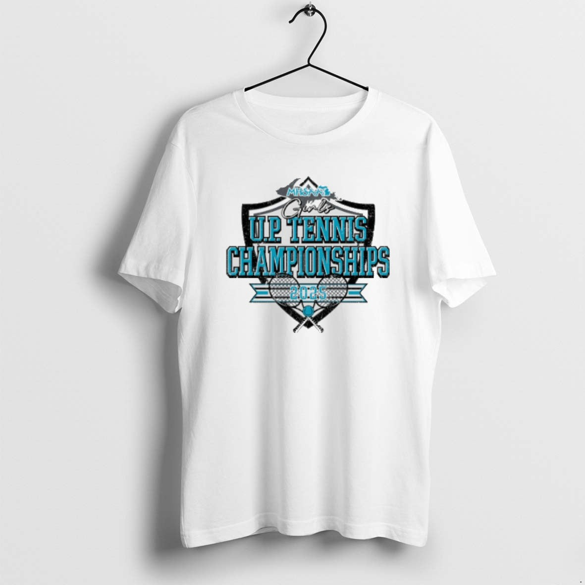 Girls Tennis Upper Peninsula Championships 2025 Mhsaa Logo T Shirts