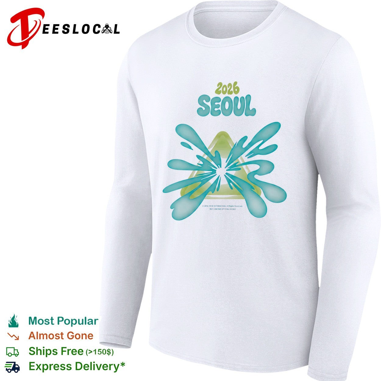 2026 Seoul Waterbomb Official License Festival shirt