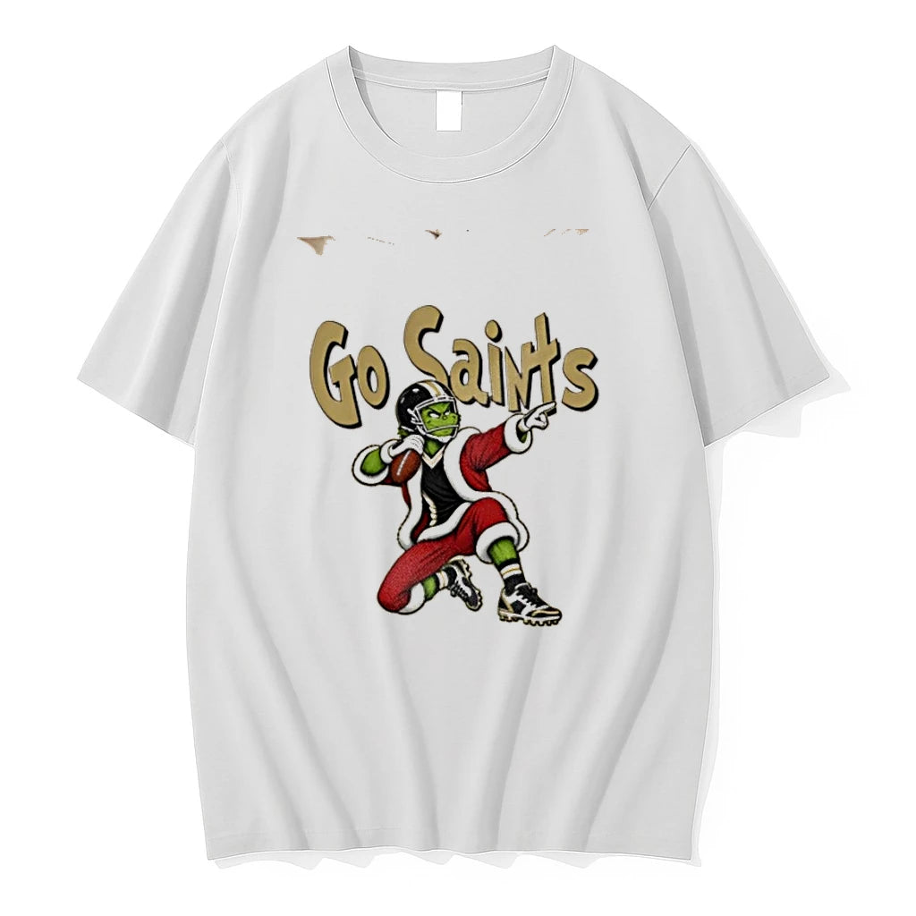 Go Saints New Orleans Football Grinch Christmas Tshirts Sweater