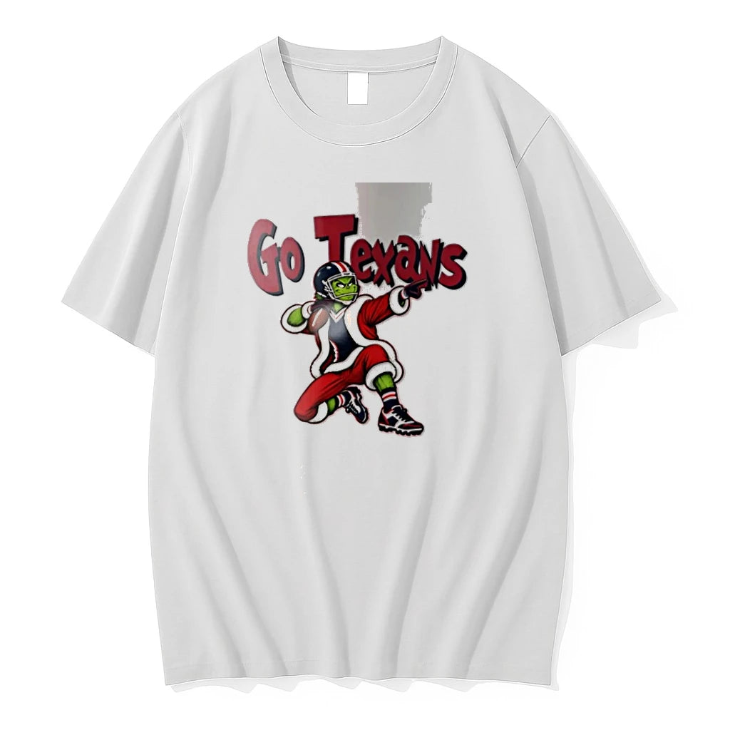 Go Texans Houston Football Grinch Christmas Trang Tshirts Sweater