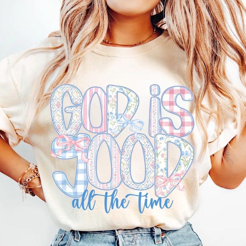 God is Good tshirt, Spirit Religious, Grandmillennial Jesus, Jesus Christian shirt