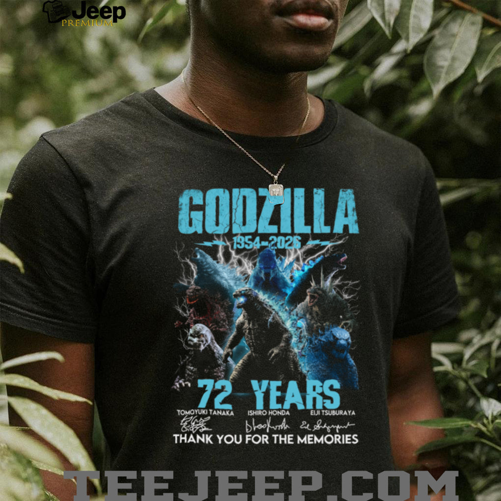Godzilla 72 Years 1954 2026 Kaiju Movie Anniversary Vintage Unisex Shirt