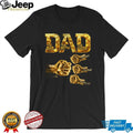 Gold Dad The Man The Myth The Legend Personalized Fist Bump Graphic T Shirt