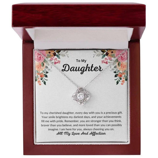 Gold Necklace Gift From Dad To Daughter, To My Daughter Necklace, Daughter Gift From Dad, Christmas Gift From Dad...