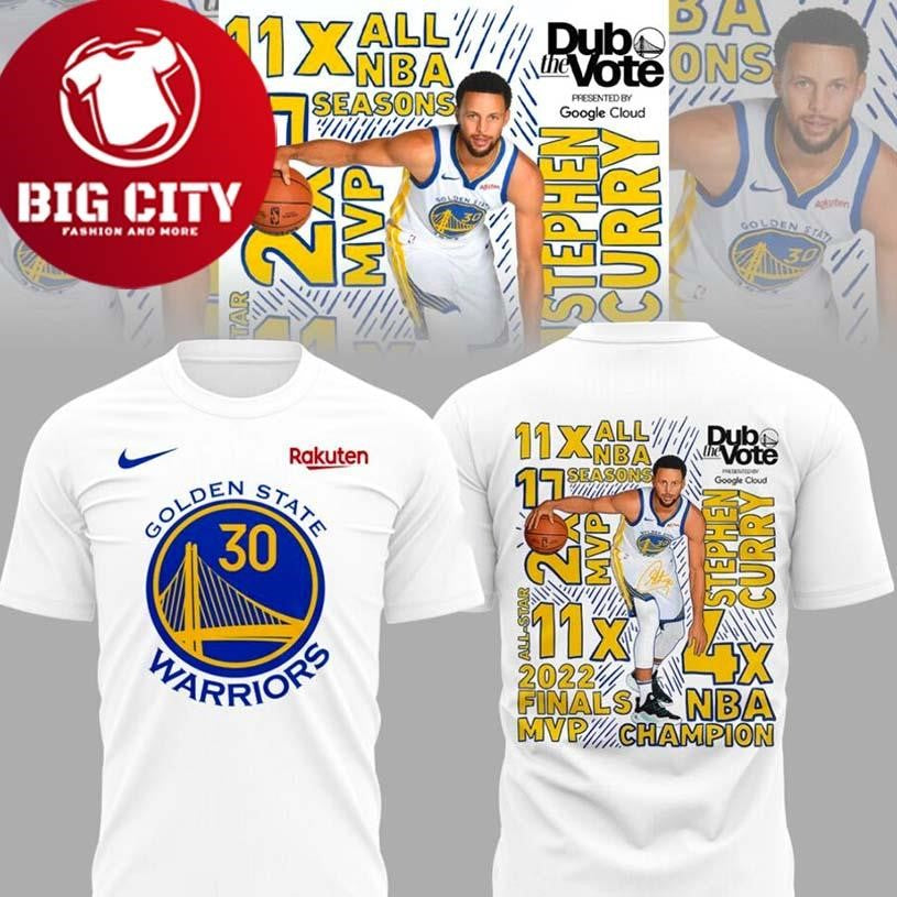 Golden State Warriors Stephen Curry 2026 Two Sided Shirt