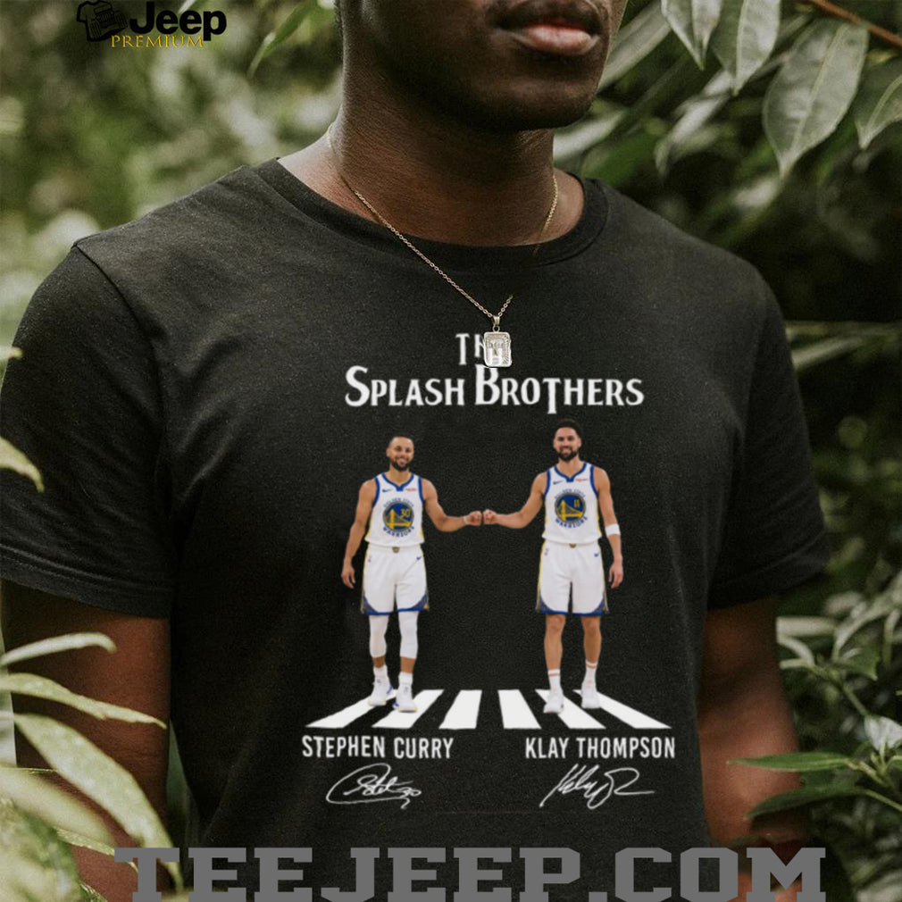 Golden State Warriors The Splash Brothers Stephen Curry Klay Thompson Basketball Fans Shirt