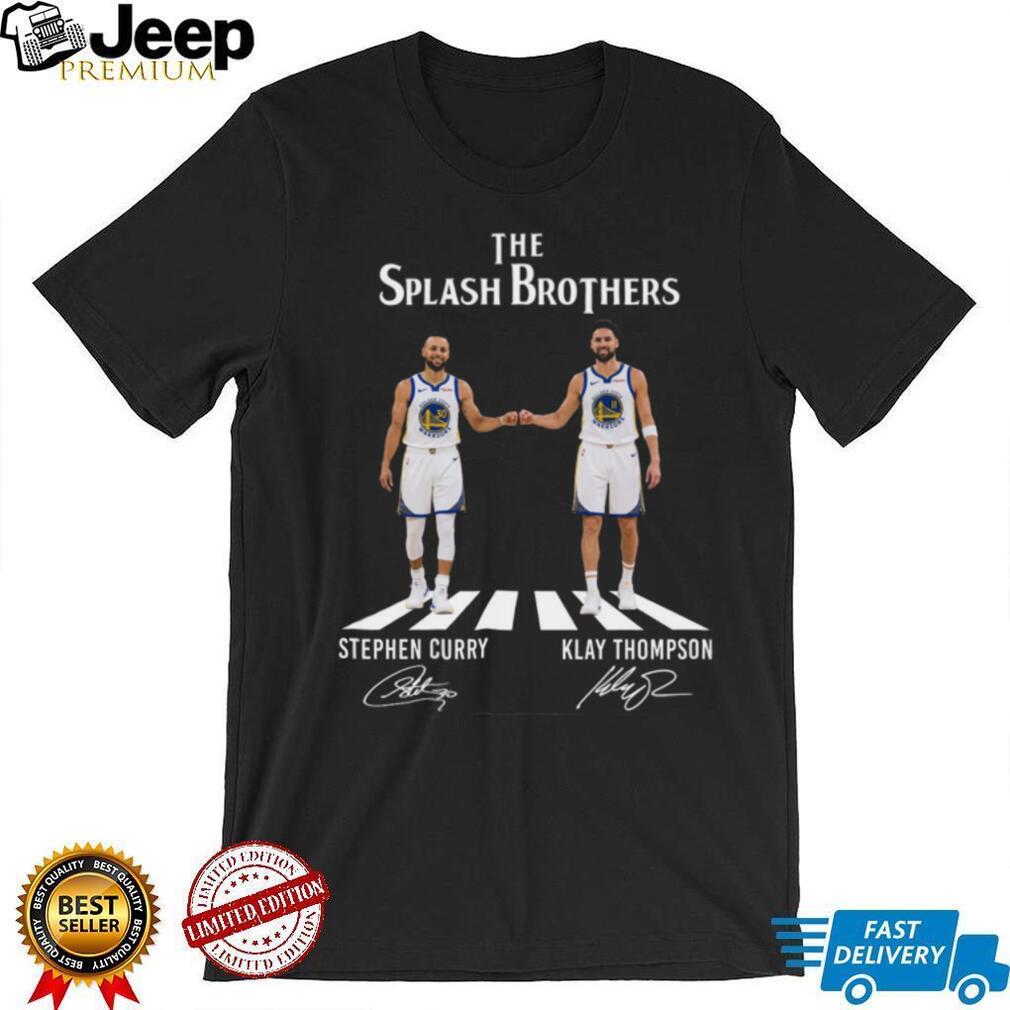 Golden State Warriors The Splash Brothers Stephen Curry Klay Thompson Basketball Fans Shirt