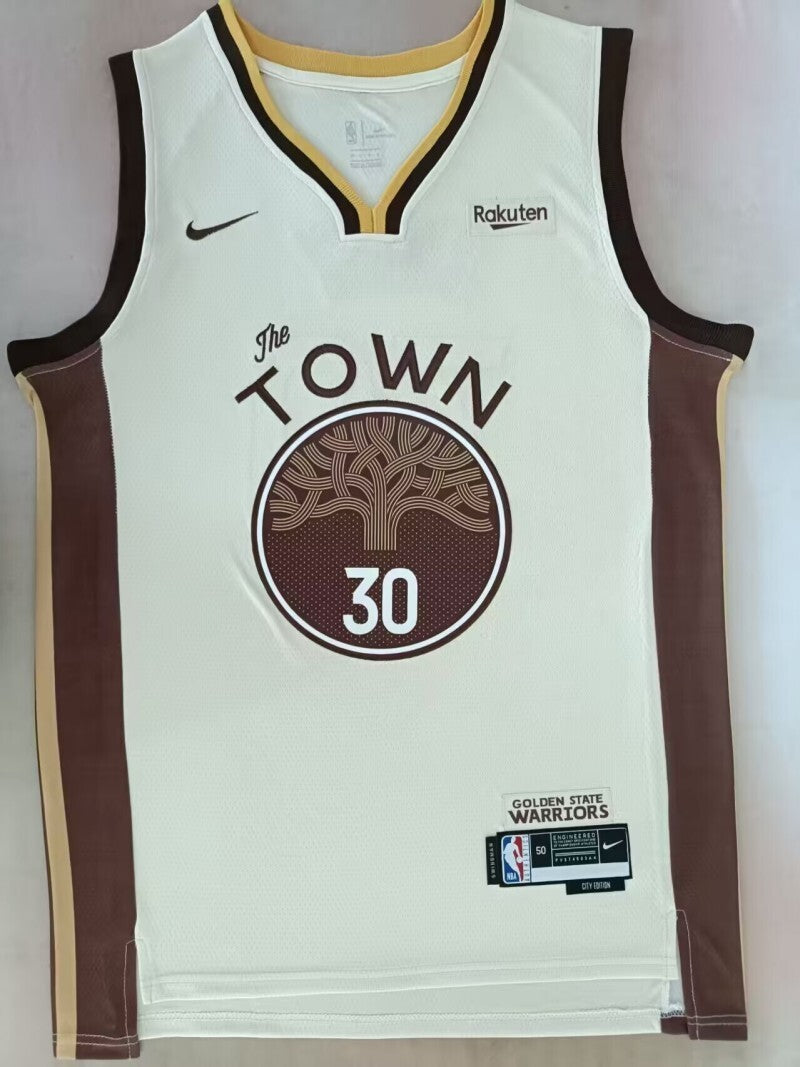 Golden State Warriors #30 Stephen Curry Warriors 30 City Edition Style 2