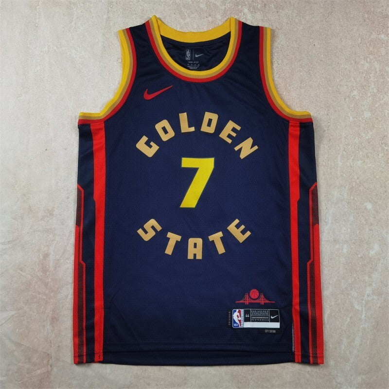 Golden State Warriors #7 Buddy Hield Hot Press Warriors Style 2