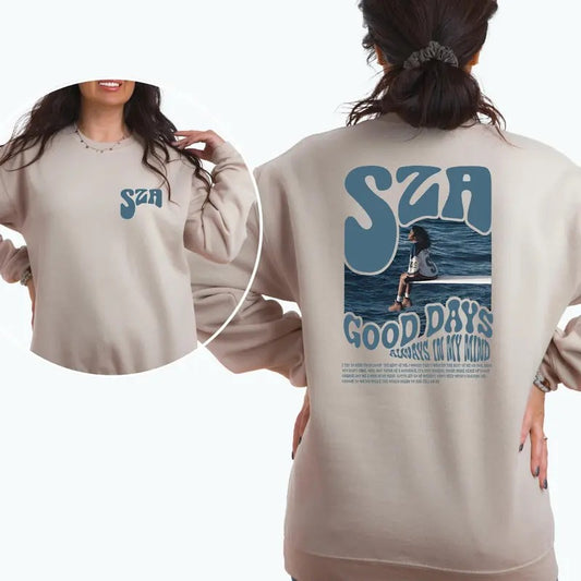 Good Days Sweatshirt, Album Merch Sweater, Sos Tour, Hip Hop Apparel, Album Tour Crewneck, Unisex Long Sleeve Crewneck Sweater