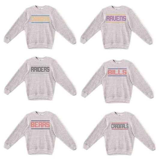 Good Times Soft Shirts Vintage Football Sweater Sweatshirt Hometown Crewneck Super Soft Unisex Fit with Print Casual Apparel Tops Pullover Menswear True to Size Cozy Outside Soft Inside Ideal for Various Occasions