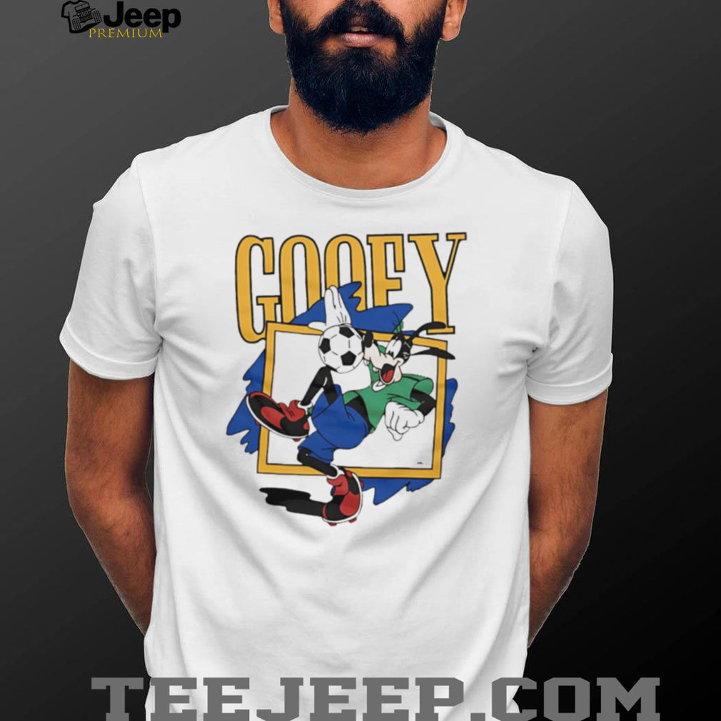Goofy Soccer Player Character Sports Action Graphic T Shirt