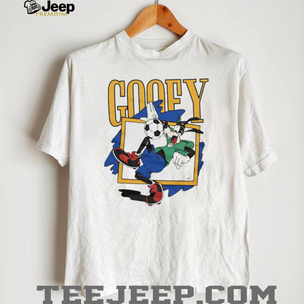 Goofy Soccer Player Character Sports Action Graphic T Shirt