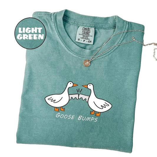 Goose Bumps Comfort Colors Shirt, Silly Goose T-shirt, Funny Goose Outfit, Goose Lover Tee, Goose Couple Clothing, Sarcastic Goose Gifts shirts  women