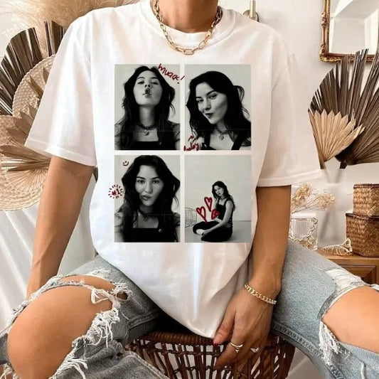 Gracie Abrams T-Shirt, This Is What It Feels Like , Gracie Abrams Merch, Music Singer Concert Tee Casual Cotton