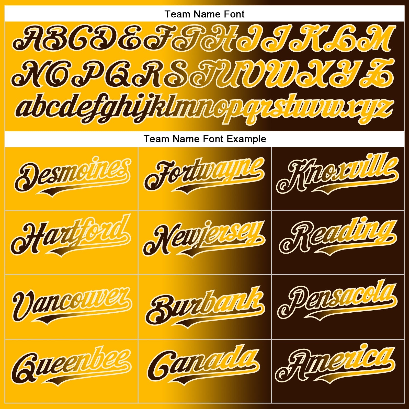 Custom Brown Gold-Cream Authentic Gradient Fashion Baseball Jersey