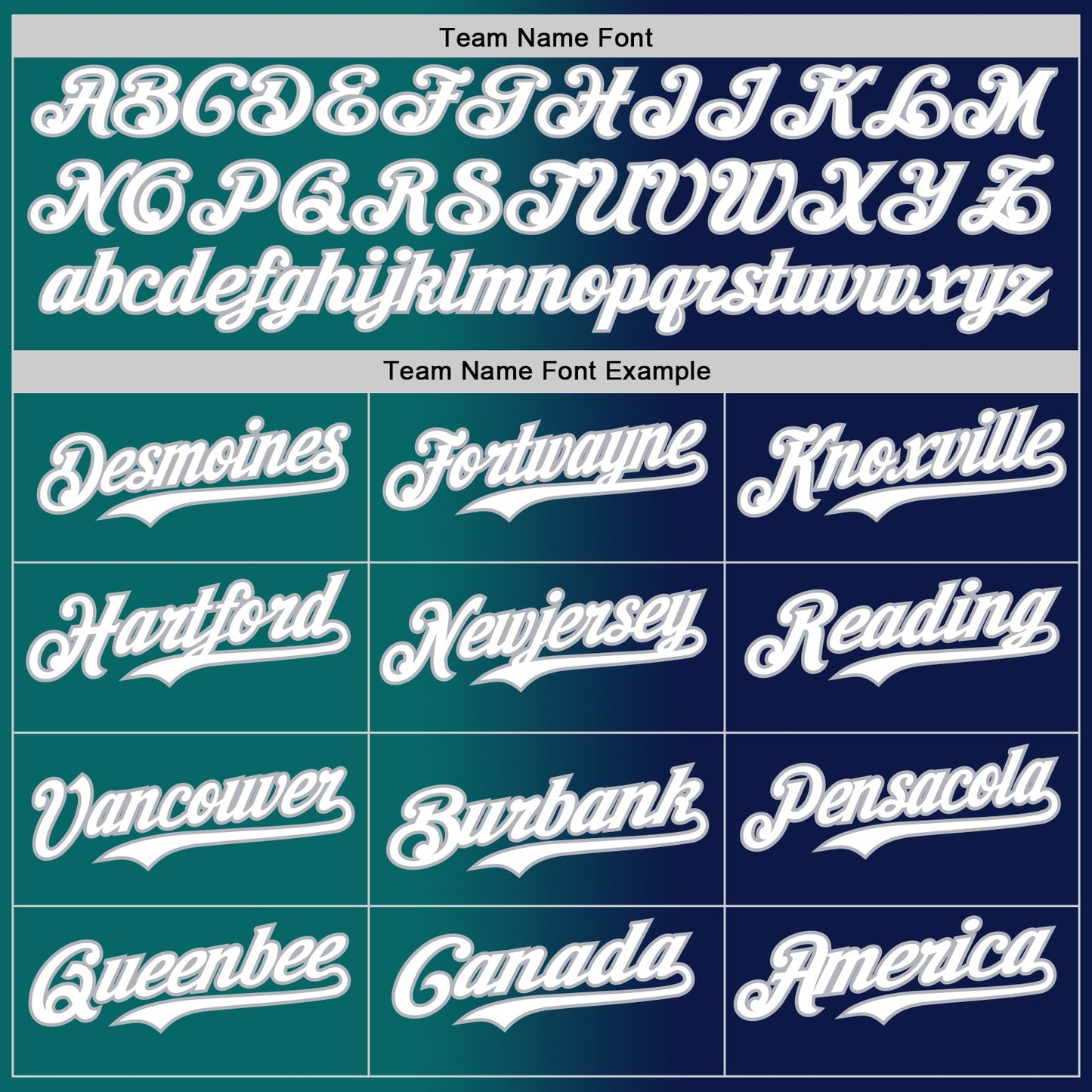 Custom Navy White Teal-Gray Authentic Gradient Fashion Baseball Jersey