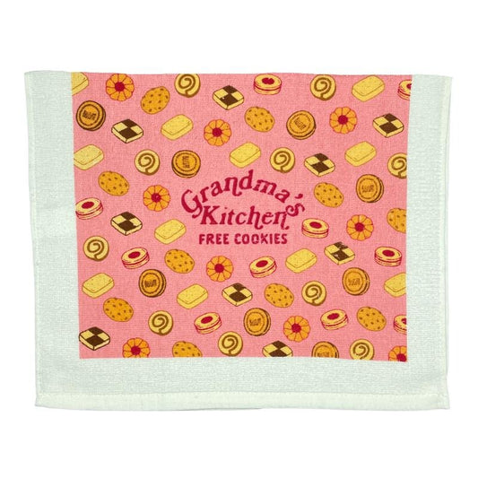 Grandmas Kitchen Free Cookies Funny Baking Granny Tea Towel Funny Dish Towels Soft Adsorbent Tea Towel