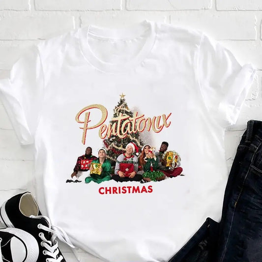 Graphic Pentatonix Band Shirt, Pentatonix Fan Gift, Band Xmas Shirt, Christmas Tour 2024 Shirt
