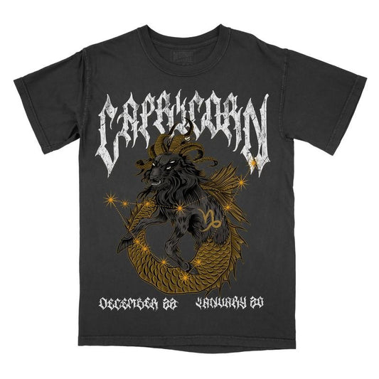 Graphic Tee Capricorn Zodiac Sign Comfort Colors, Horoscope Shirt, Astrology T-Shirt