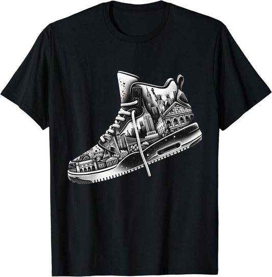 Graphic Tee for Men | NY Sneaker Men's Shirt T-Shirt | Unisex Cotton Tee Gift, Crewneck, Short Sleeve