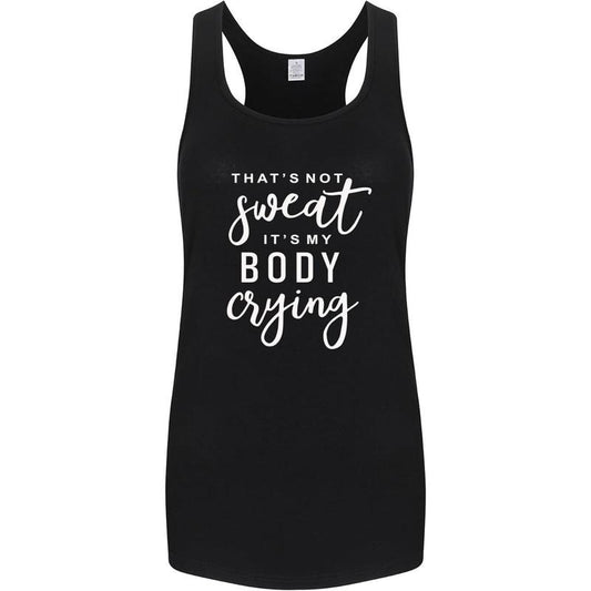 Graphic Workout Tank Tops for Women Funny Saying Fitness Gym Racerback Sleeveless Top Made in USA