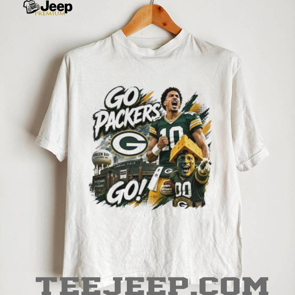 Green Bay Packer go Packers go mascot shirt