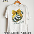 Green Bay Packers Go Packers Football Coquette Bow T Shirt