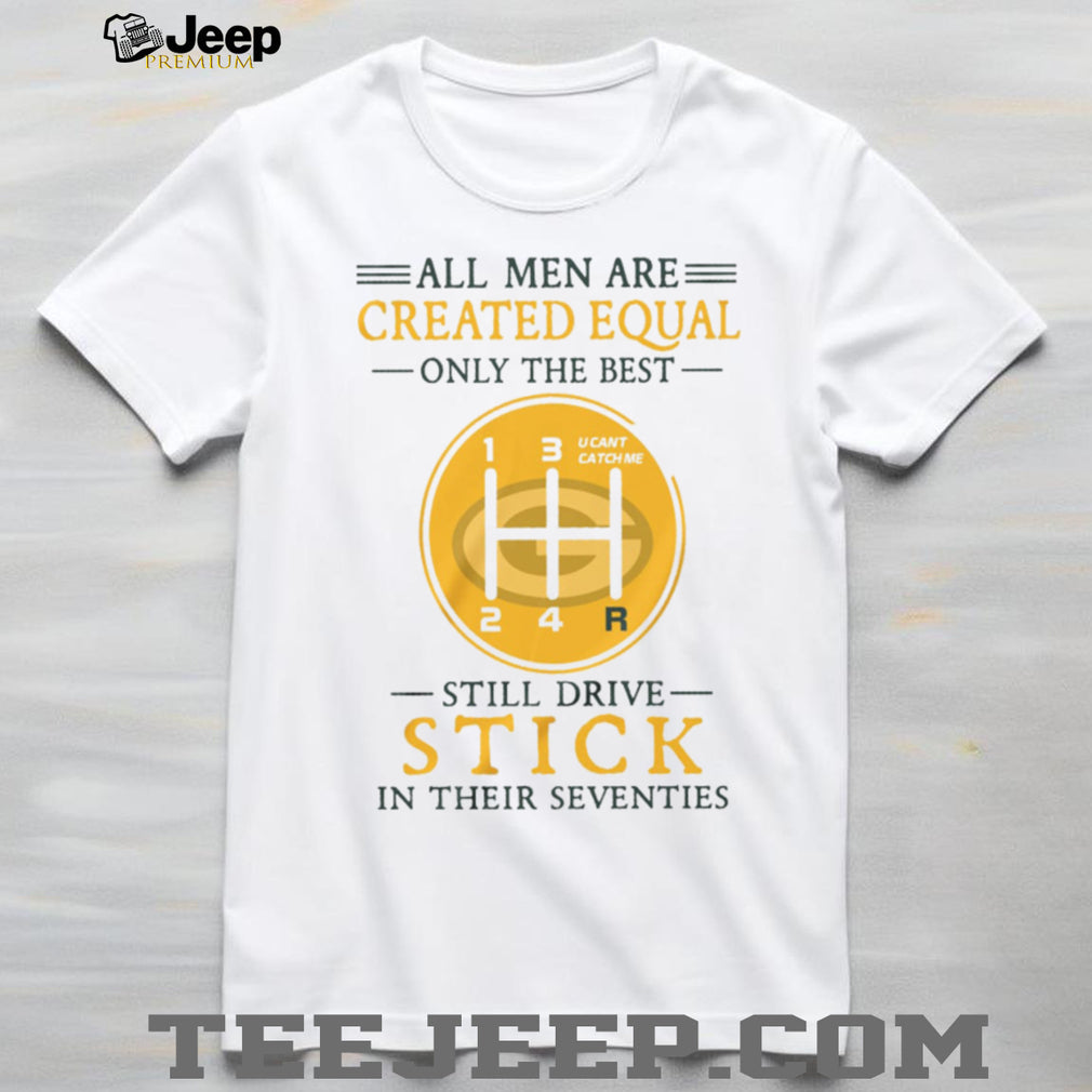 Green Bay Packers Stick Shift Heartbeat Seventy Year Old Football Fan T Shirt