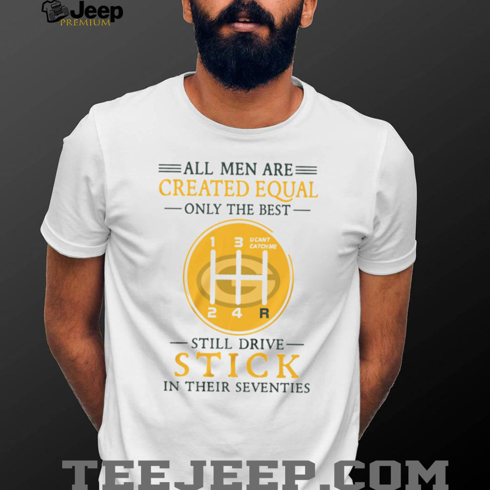 Green Bay Packers Stick Shift Heartbeat Seventy Year Old Football Fan T Shirt