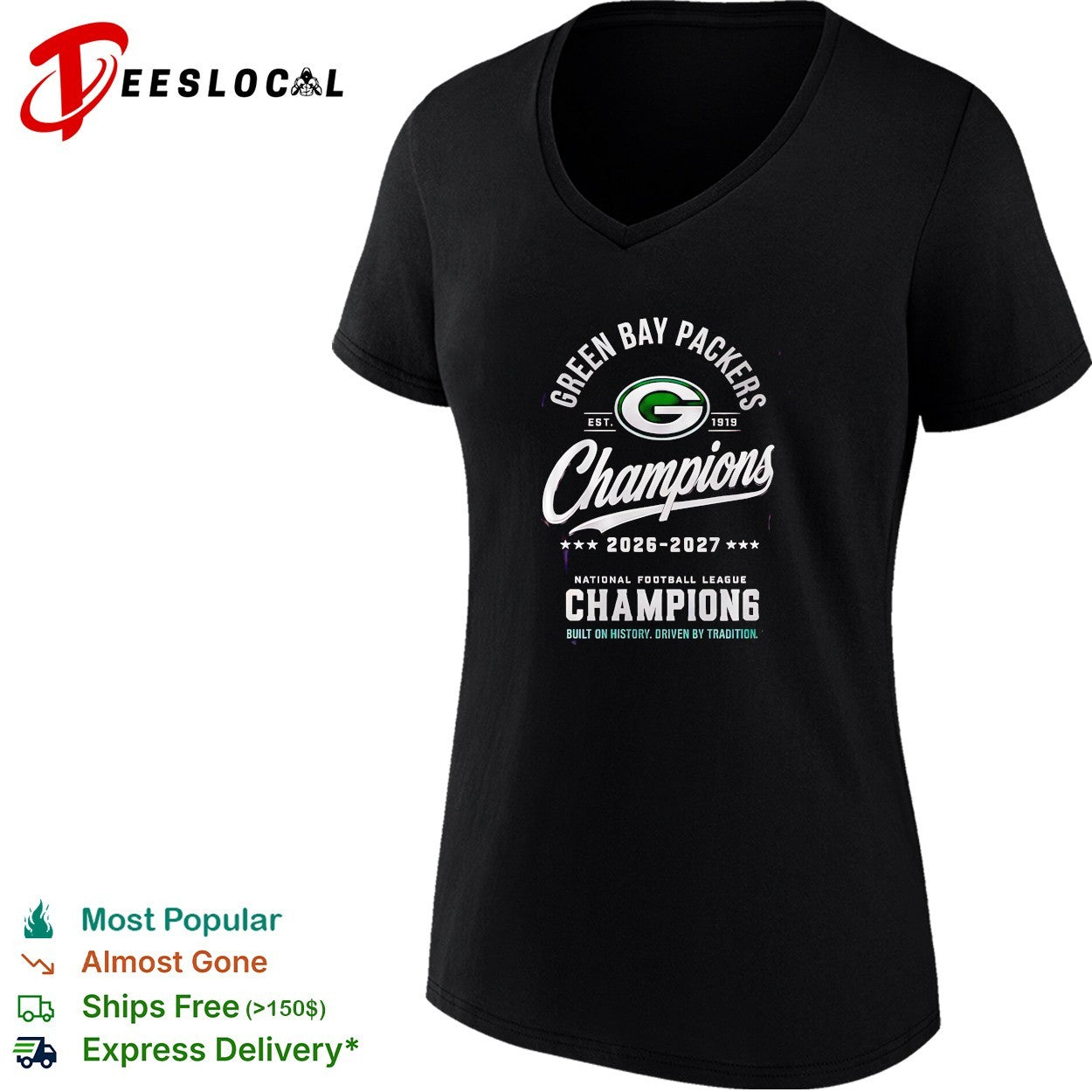 Green Bay Packers champions 2026 2027 shirt