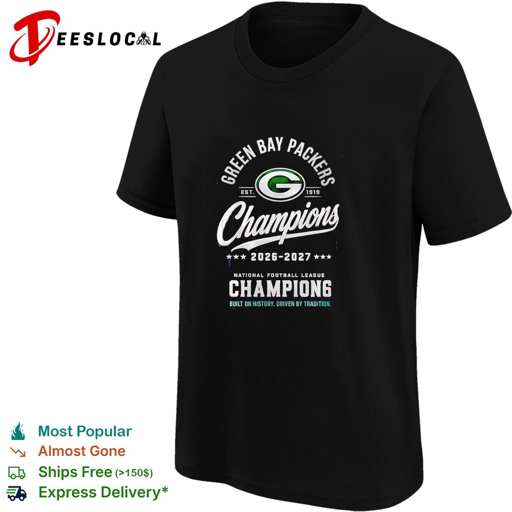 Green Bay Packers champions 2026 2027 shirt