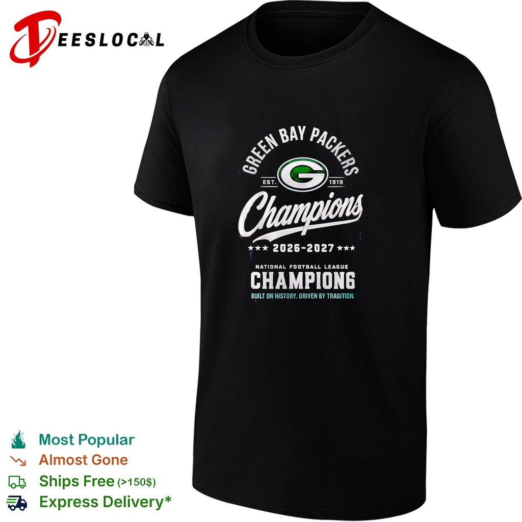 Green Bay Packers champions 2026 2027 shirt